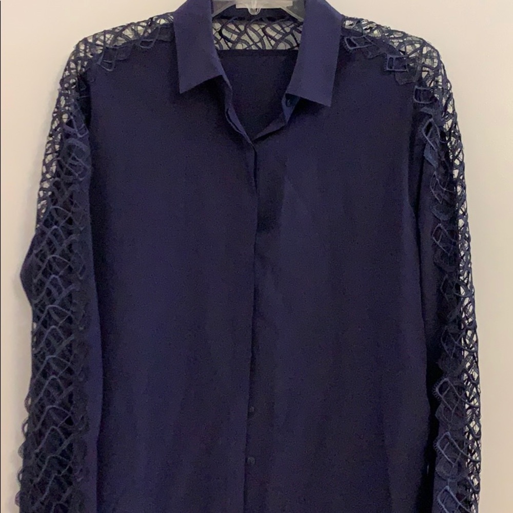 Anne Fontaine Lace Blouse